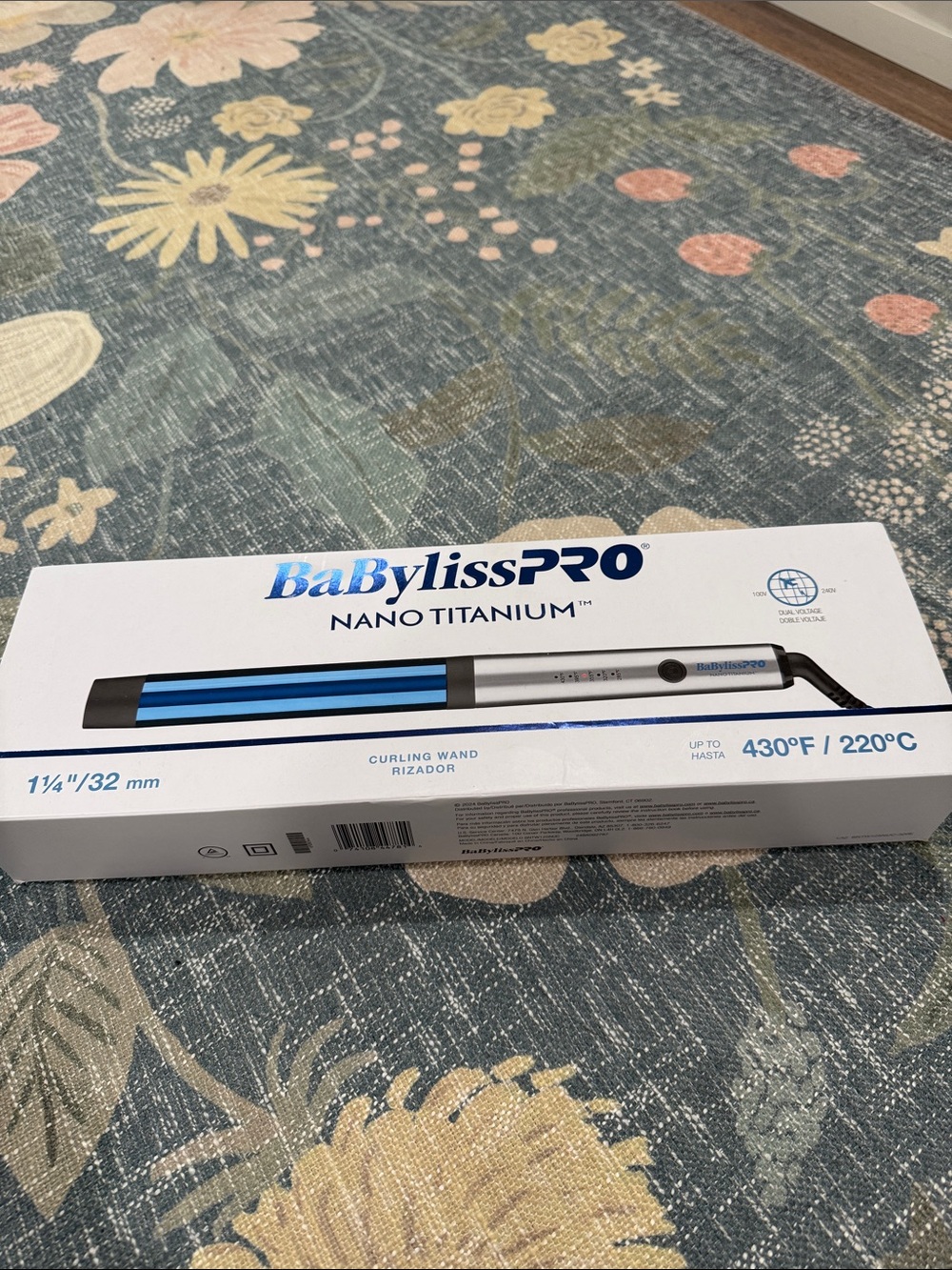 New BaByliss PRO Nano Titanium Curling Wand